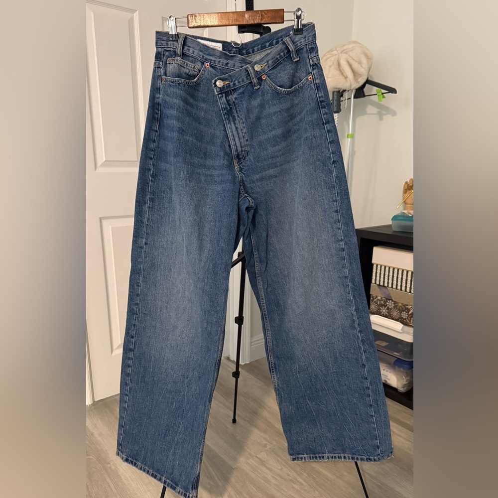 Zara High Rise Blue Women's Jeans
